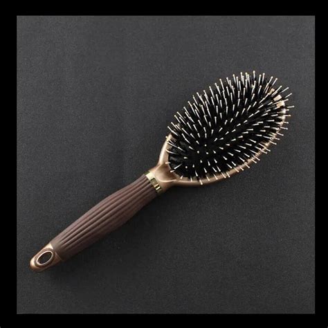 Nylonboar Oval Cushion Brush Features Heat Resistant Hair Comb Boar