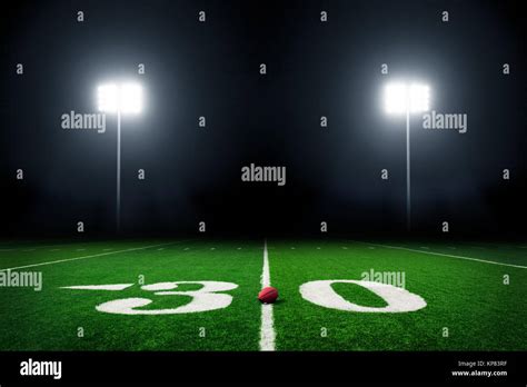 Football Field Lights Photography