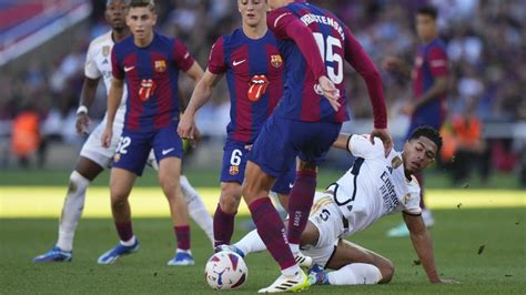 Liga Le Real Madrid Renverse Le Bar A Dans Le Clasico Gr Ce Un