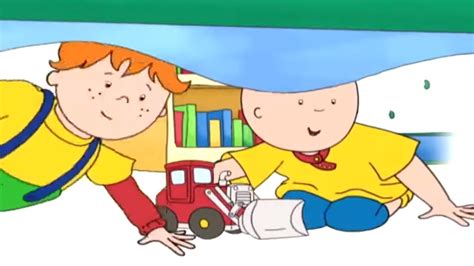 Caillou And Leo Caillou Cartoons For Kids Wildbrain Little Jobs