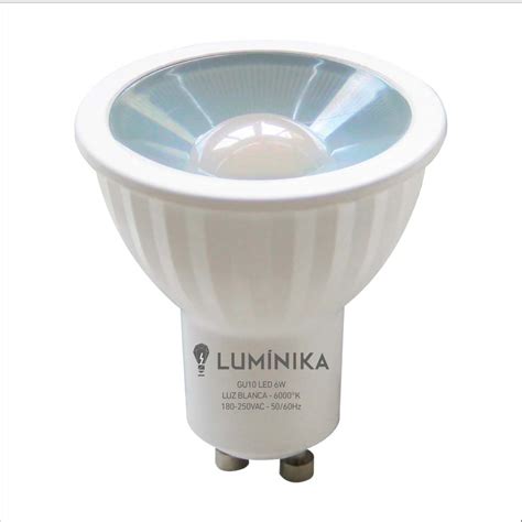 Dicroico Led Luminika Gu10 6w Luz Fría Promart