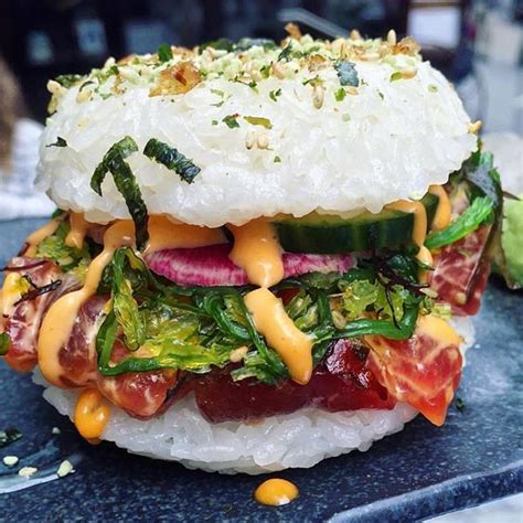 Sushi Burger Finally Nyc Catches On Sushi Burger Lecker Rezepte