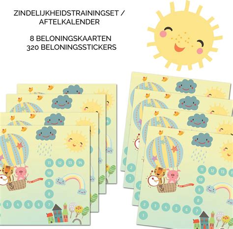 Schattig Beloningssysteem Met Stickers Beloningskaarten Met