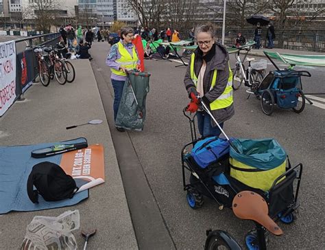 Cleanup Saarland auf der Wohlfühloase A620 CleanUp Saarland