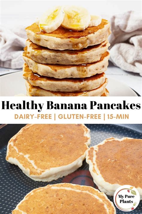 Easy Vegan Banana Pancakes (Gluten-free, Sugar-free, Oil-free) - My ...