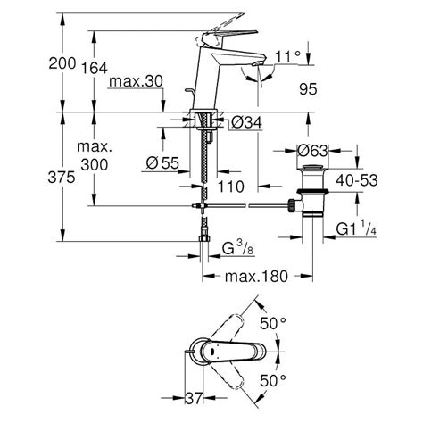 Mitigeur Lavabo Eurodisc Cosmopolitan Grohe Cartouche C Ramique Mm