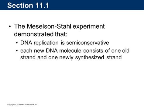 Meselson And Stahl Pearson