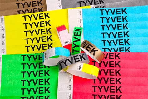 Tyvek Wristbands Cintapunto Usa