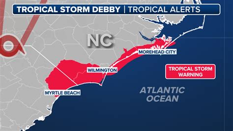 Tracking Tropical Storm Debby: Forecast cone, path, live hurricane ...