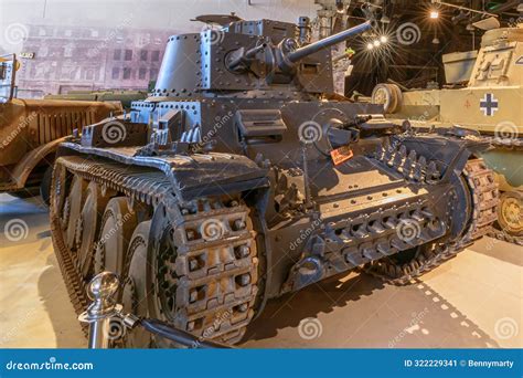 World War 2 Panzer Iv Tank On Display At Royal Tank Museum Editorial