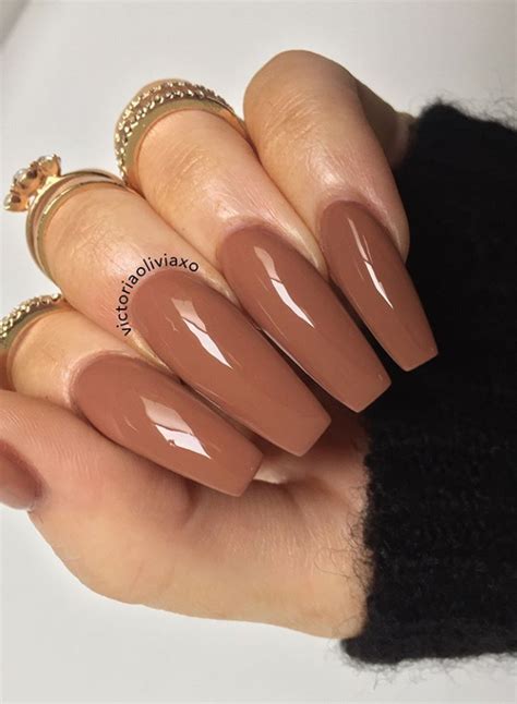 80 Elegant Nude Coffin Nails Design For Long Nails That Anyone Can Pull Off Page 21 Of 83