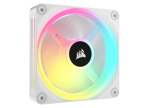 Corsair Qx Rgb Series Icue Link Qx120 Rgb White 120mm Magnetic Dome