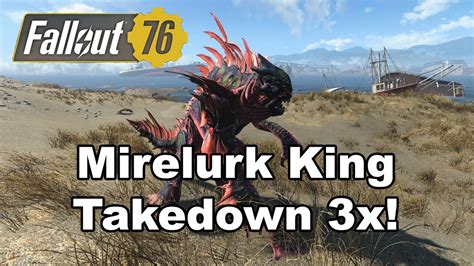 Fallout 76 Mirelurk King Kills 3x Youtube