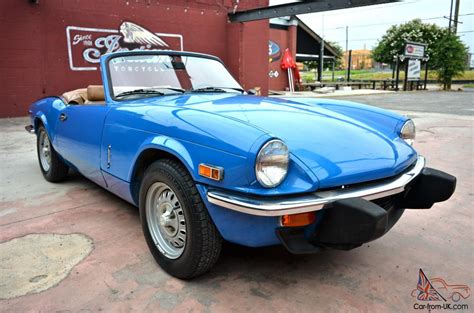 1978 Triumph Spitfire 1500 Classic British Convertible Roadster In