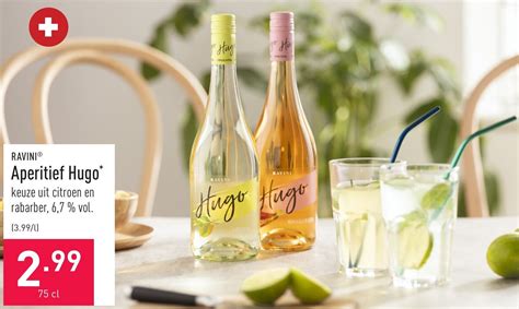 Ravini Aperitief Hugo 75cl Promotie Bij ALDI