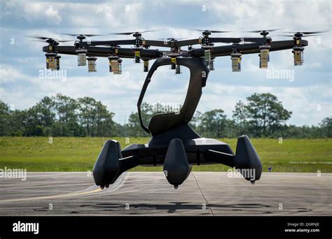 The Hexa An Electric Vertical Takeoff And Landing Aircraft Lifts Off