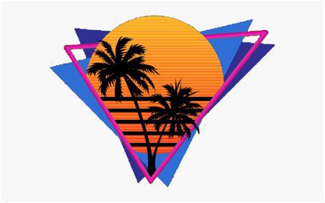 80s Aesthetic Sun