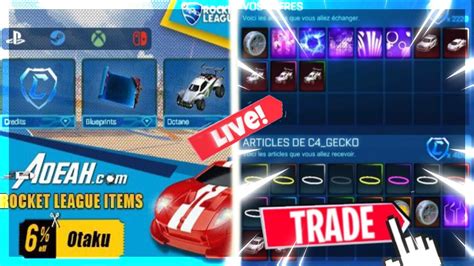 LIVE Trade Rocket League Fr Je Cherche Une Fennec Simple Et Black