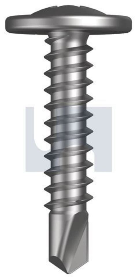 FS434 Metal Self Drilling Screws Button Head Wafer Phillips Dr Zinc