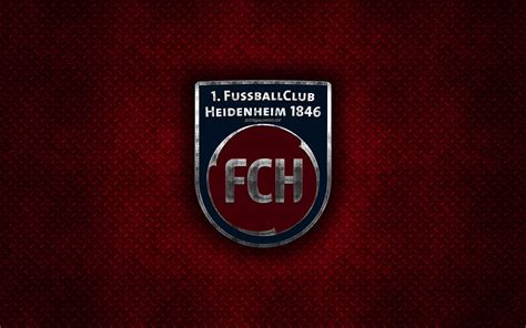 1920x1080px, 1080P free download | Heidenheim FC, red metal background ...