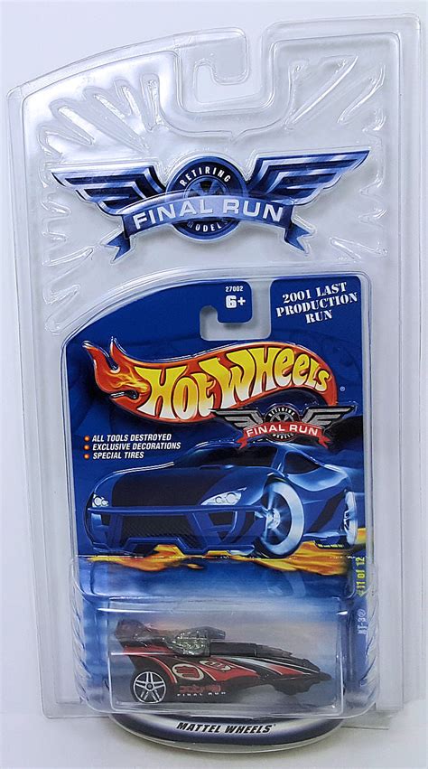 Hot Wheels 2001 Final Run 11 12 Xt 3 Black Clamshell Kmj