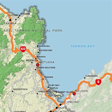 Tasman Regional Atlas The Map Kiwi