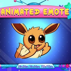 Cute Eevee Fuck Animated Emote Animated Eevee Fuck Twitch Discord