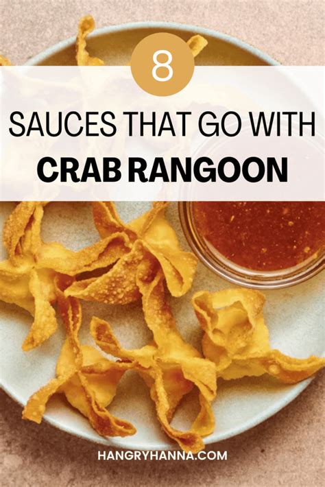 What Sauce Goes with Crab Rangoon? (8 Amazing Sauces) – Hangry Hanna