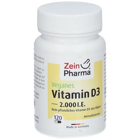 Zeinpharma Veganes Vitamin D I E St Shop Apotheke