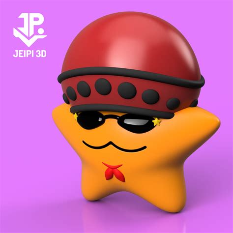 STL file PAPPAG_ ONE PIECE_ANIME_ STARFISH 👽 ・3D print model to