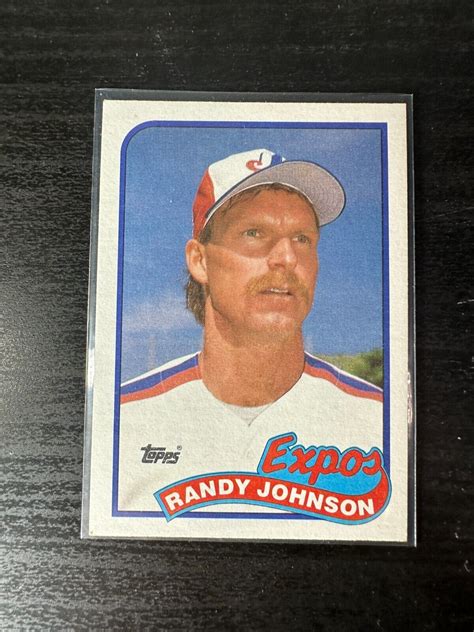 Topps Randy Johnson Rookie Card Rc Montreal Expos Hof Ebay