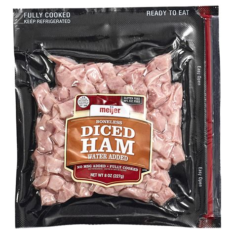 Meijer Diced Ham, 8 oz Ham | Meijer Grocery, Pharmacy, Home & More!