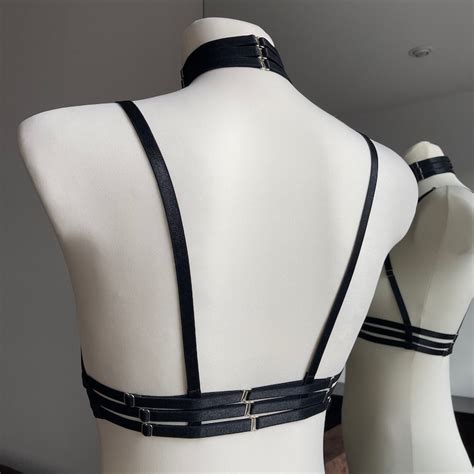 Harness Lingerie Elastic Elastic Harness For Women Elastic Etsy