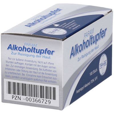 PARAM Alkoholtupfer 100 St Shop Apotheke