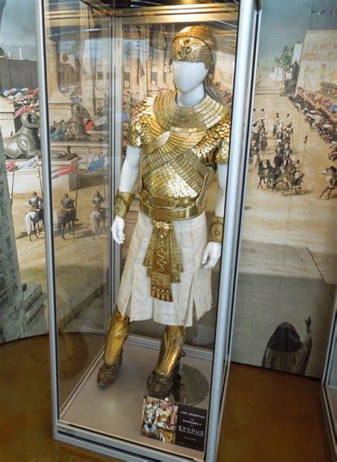 Joel Edgerton Ramesses II golden armour costume Exodus: Gods and Kings | Egyptian inspired ...