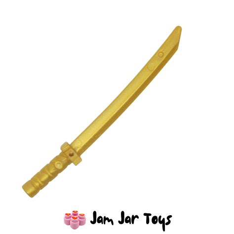 Lego Pearl Gold Samurai Sword Katana