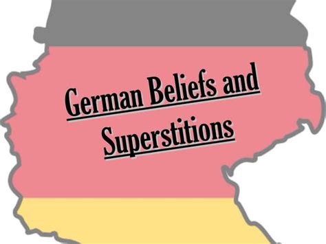 German folk beliefs and superstitions | PPT