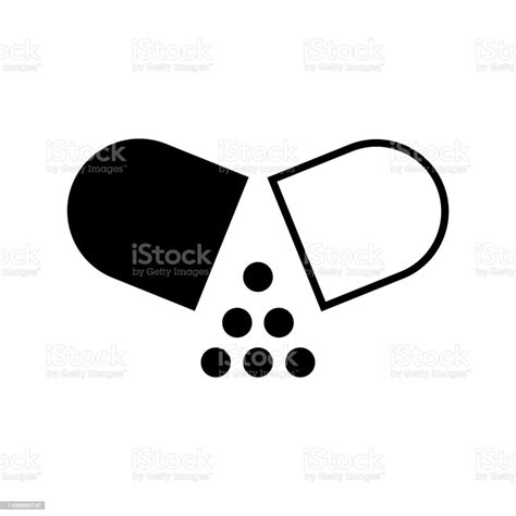 Tablet Capsule And Medicine Powder Vector Stock Illustration Download