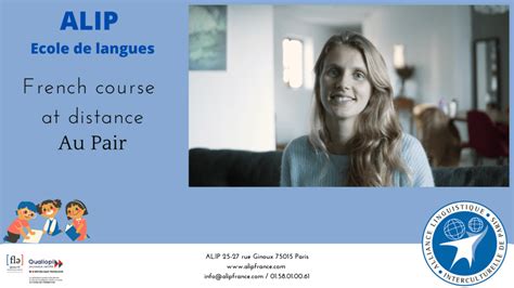 Au Pair French courses - ALIP - Language school - Paris