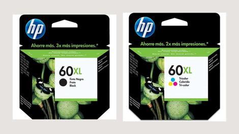 Kit Cartucho Hp 60xl Preto E Color Para Deskjet F4224 F4480 ORIGINAL