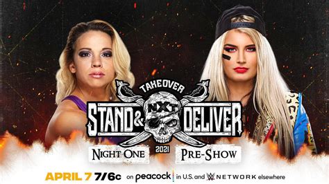 Carte De WWE NXT TakeOver Stand And Deliver Catch Newz