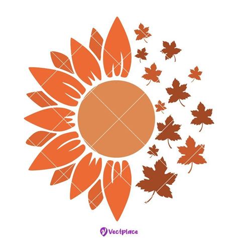 Fall Pumpkin SVG Fall Leaves SVG Vectplace