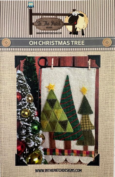 Oh Christmas Tree Mug Rug Pattern