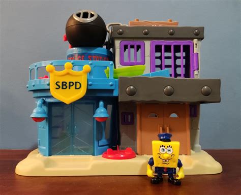 Posto Policial Delegacia Bob Esponja Imaginext Brinquedo Para Beb S