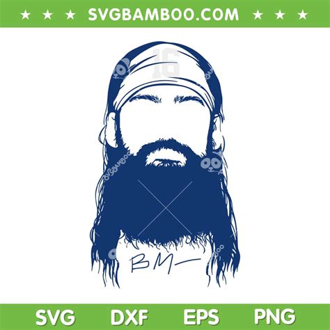 Brandon Marsh Philly Beard SVG PNG