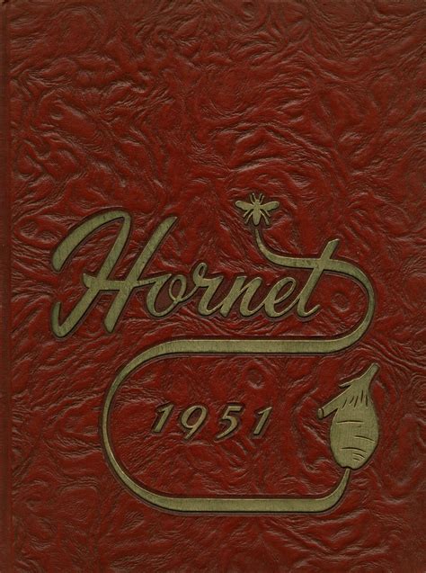 1951 yearbook from Herndon High School from Herndon, Virginia