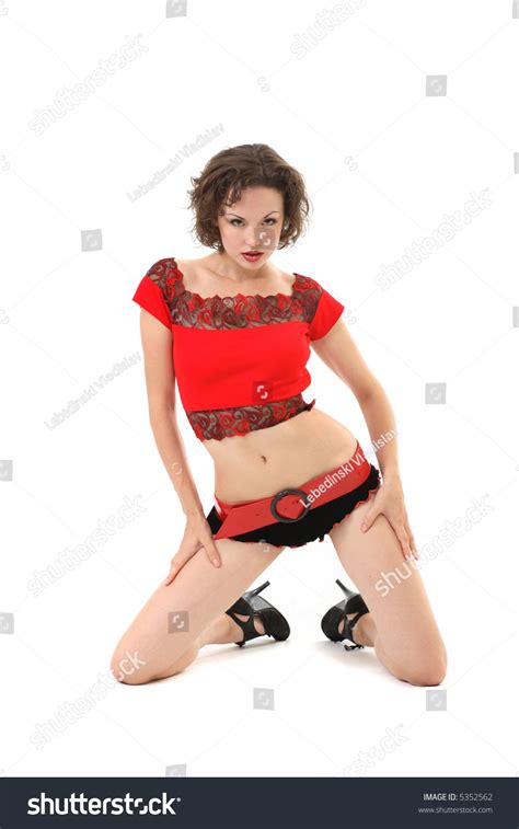 Portrait Sexy Beautiful Brunette Woman On Stock Photo 5352562 Shutterstock