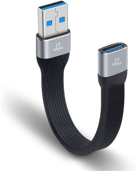 Poyiccot Short Usb 30 Extension Cable 5inch Flat Fpc Usb