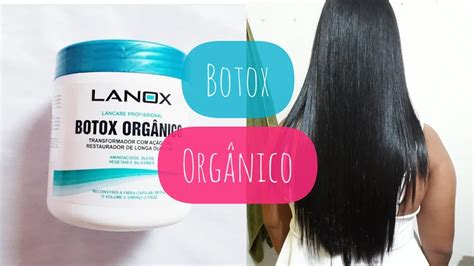 Botox orgânico Lanox trihair cosméticos YouTube