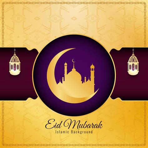 Abstract Elegant Eid Mubarak Decorative Background 517213 Vector Art At